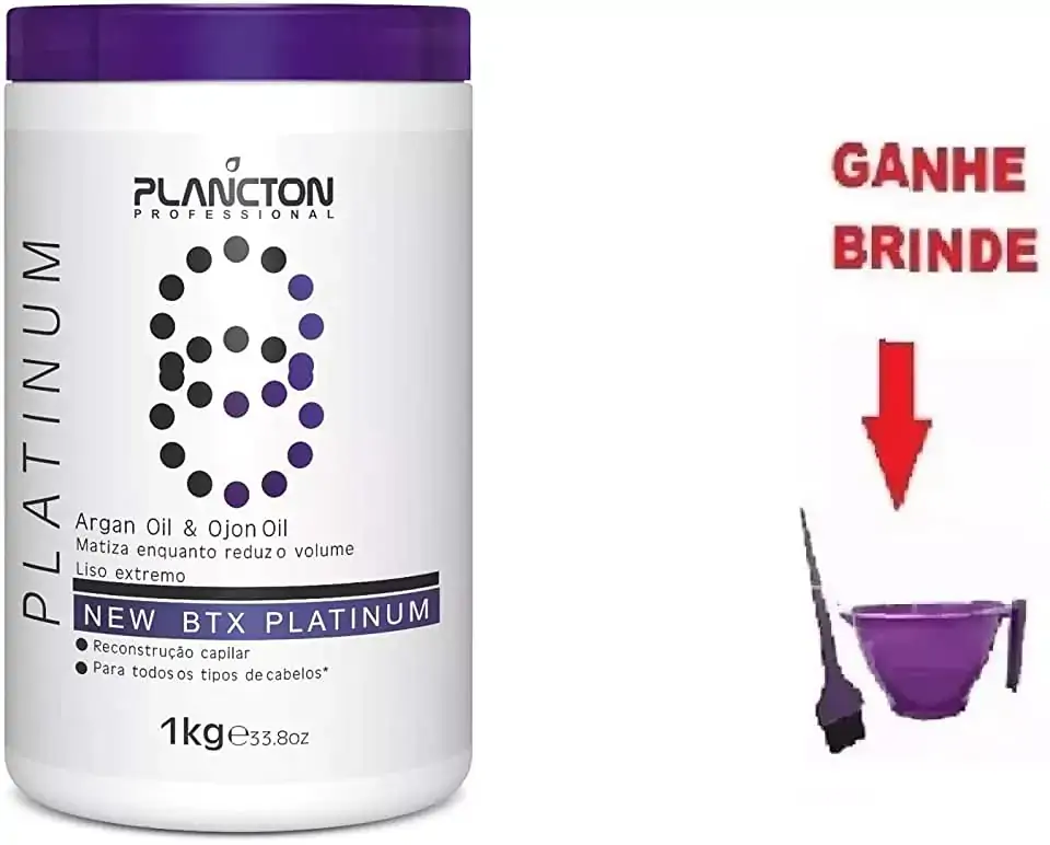 Mascara Plancton Btx Matizador Platinum 1kg