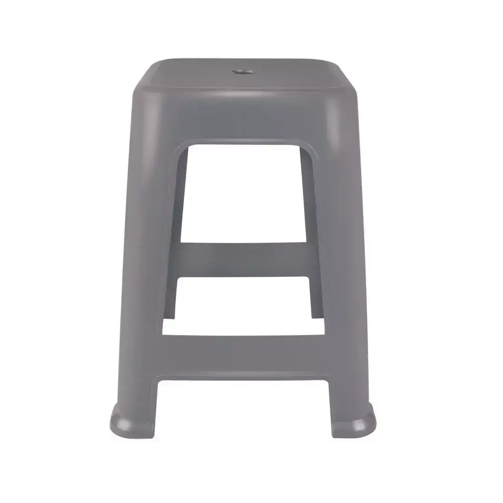 Banqueta Plastica Resiliencia - Cinza