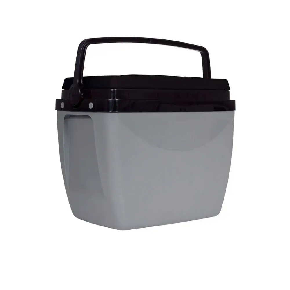 Caixa Termica 18l Cinza C Preto