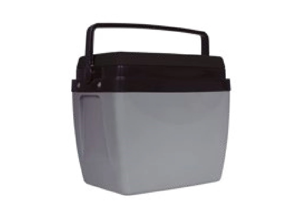 Caixa Termica 26l Cinza C Preto