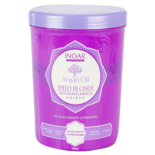 Inoar Argan Oil Pó Descolorante Antiamarelamento