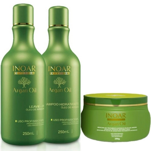 Inoar Argan Oil Kit Para Todos Os Tipos De Cabelos