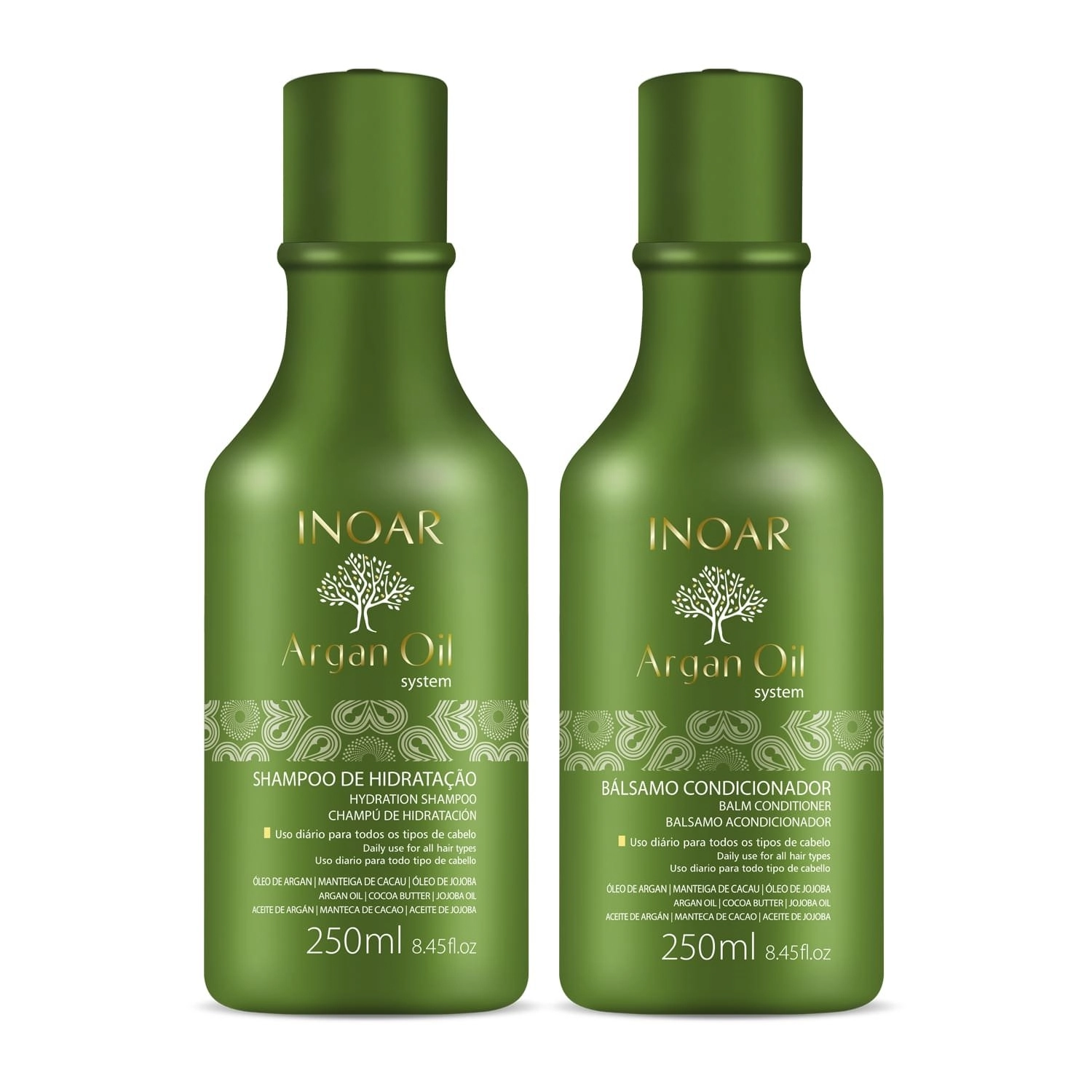 Kit Sh Co Inoar 250ml Argan Unit