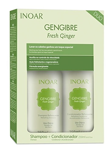 Kit Shampoo Condicionador Inoar Duo Gengibre