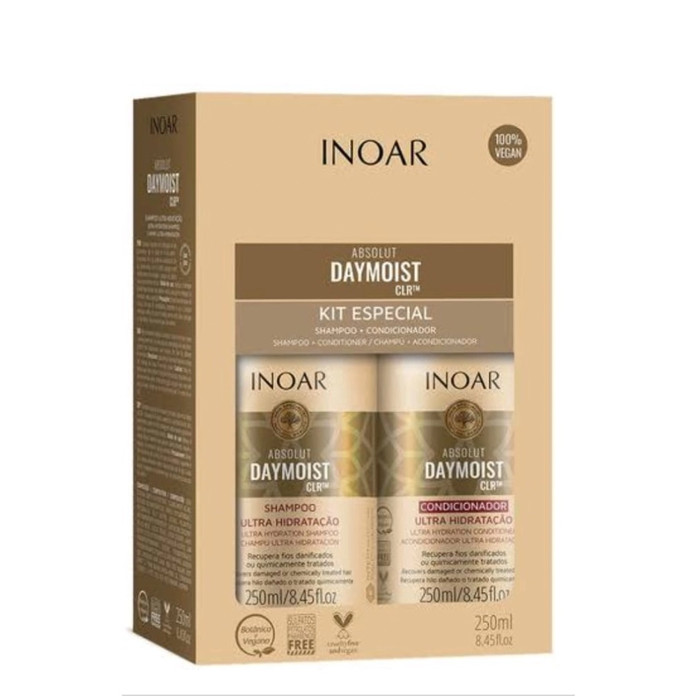 Kit Shampoo E Condicionador Inoar Absolut Daymoist 250Ml