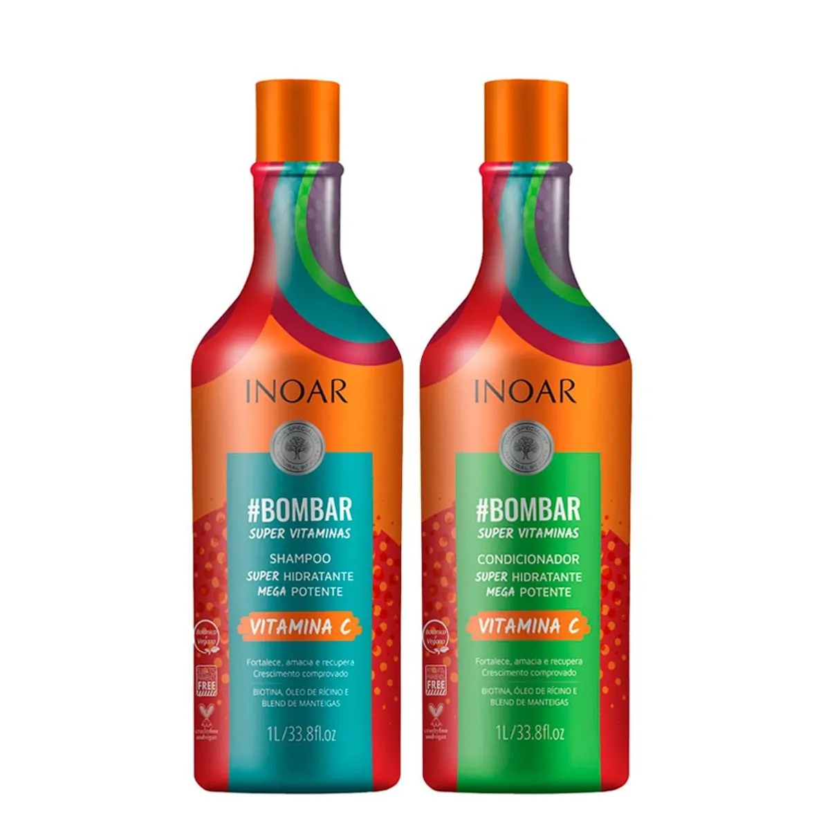 Kit Shampoo Condicionador 1l Inoar