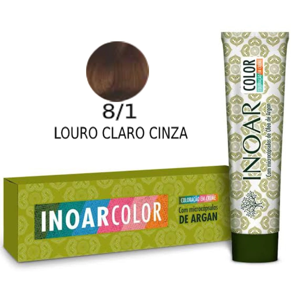 Tintura Inoar Color System Louro Claro Cz 8/1 50g