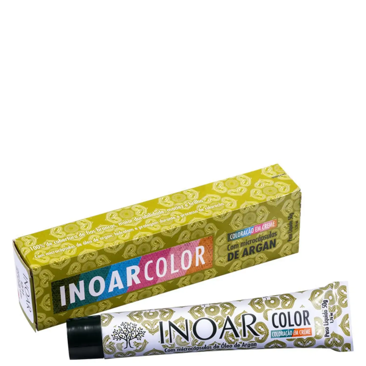 Coloracao Individual Permanente Inoar Color System 6.3 Louro Escuro Dourado 50g