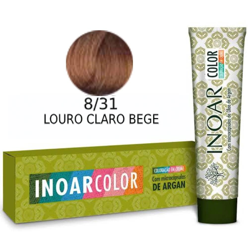 Inoar Color System 8/31 8.32 Louro Claro Bege Lote: E292302 Valid.: 31/05/2023