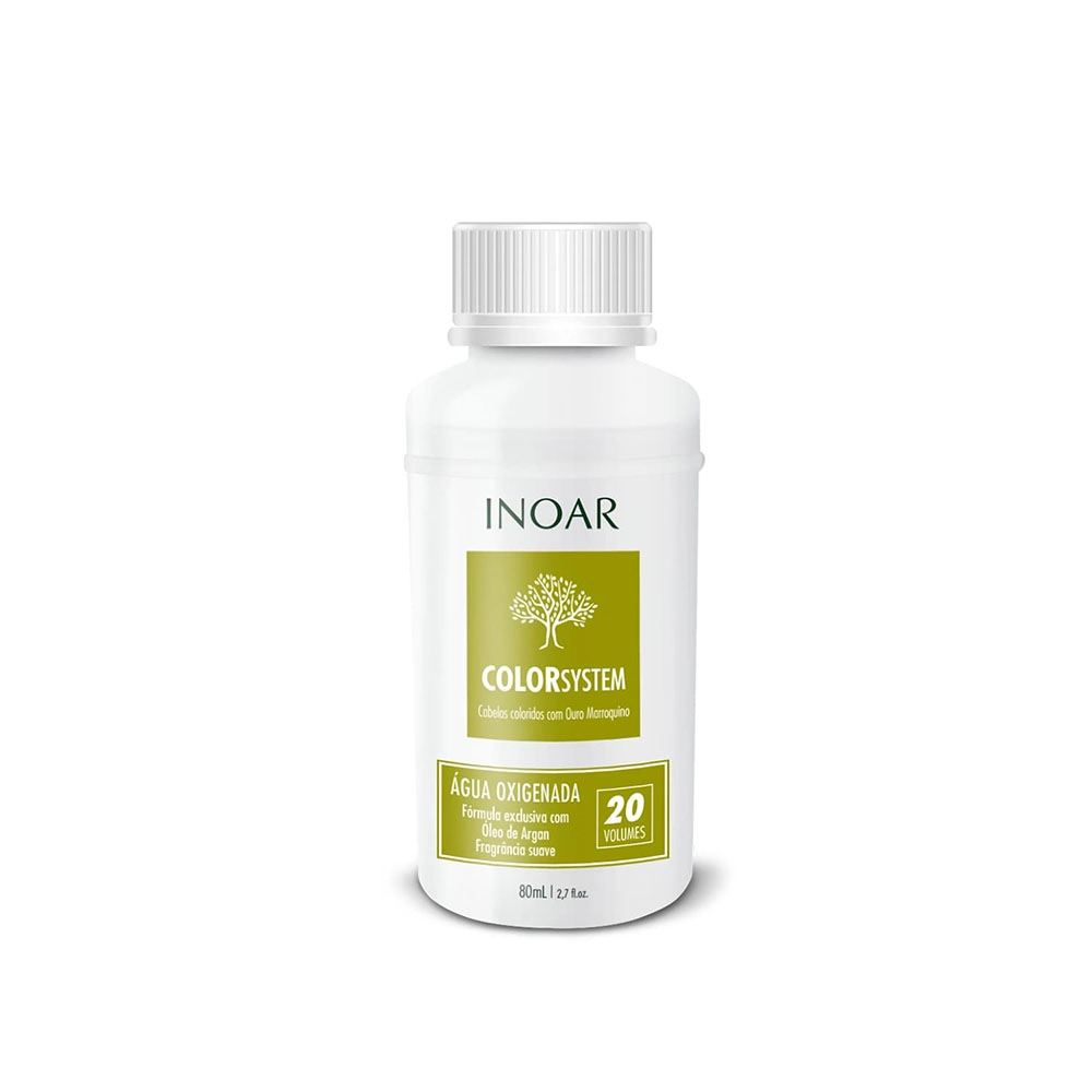 Agua Oxigenada Inoar Color System 80ml Vol 20