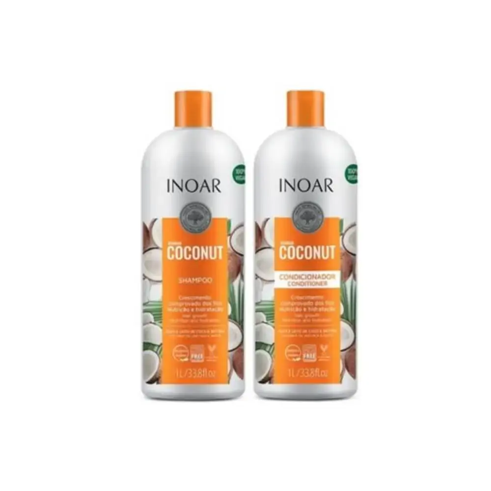 Kit Shampoo Condicionador Bombar Coconut 2l Inoar
