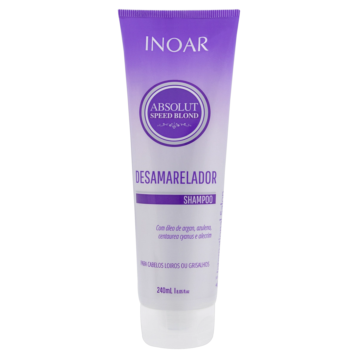 Shampoo Desamarelador Inoar Absolut Bisnaga 240ml