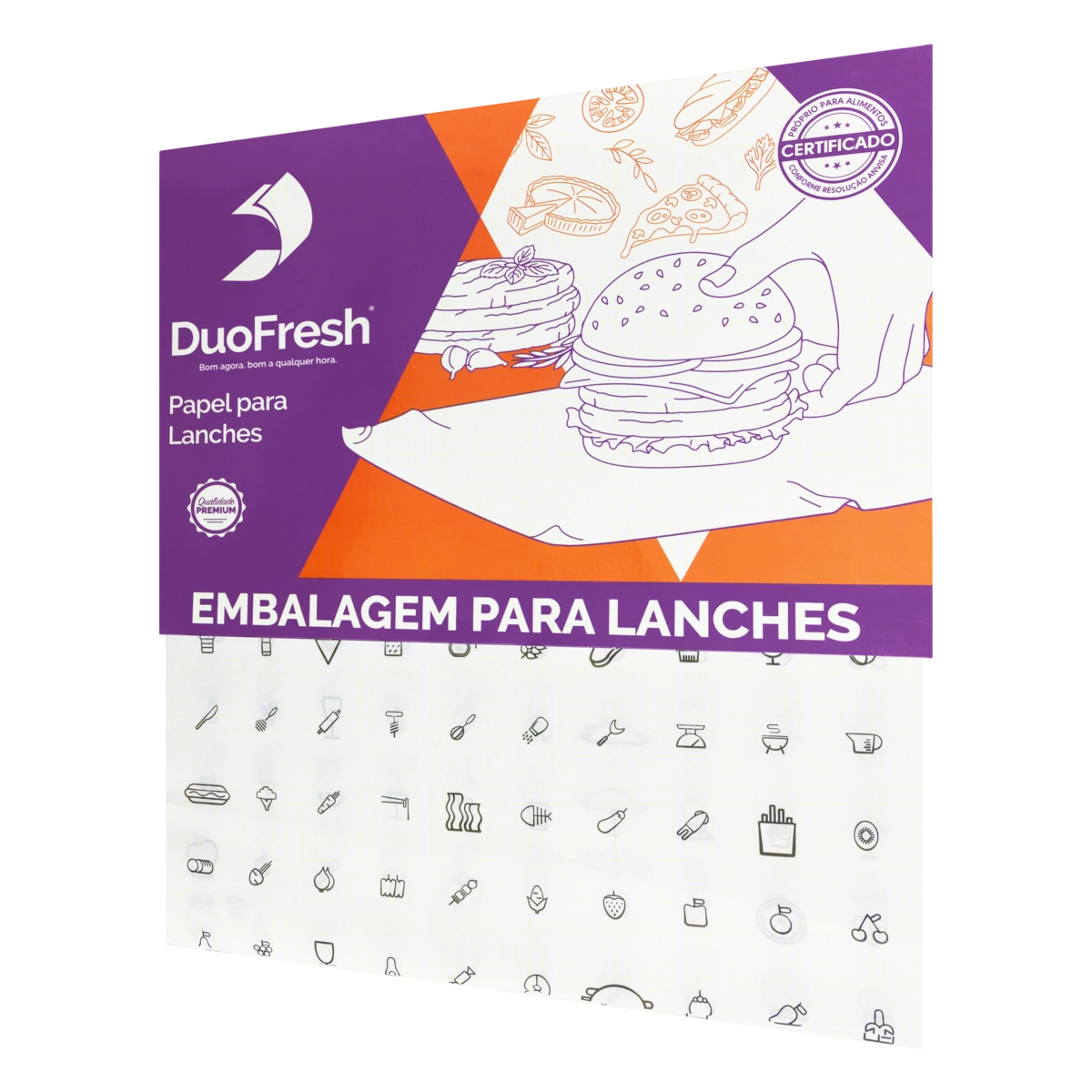 Embalagem Para Lanches Duofresh