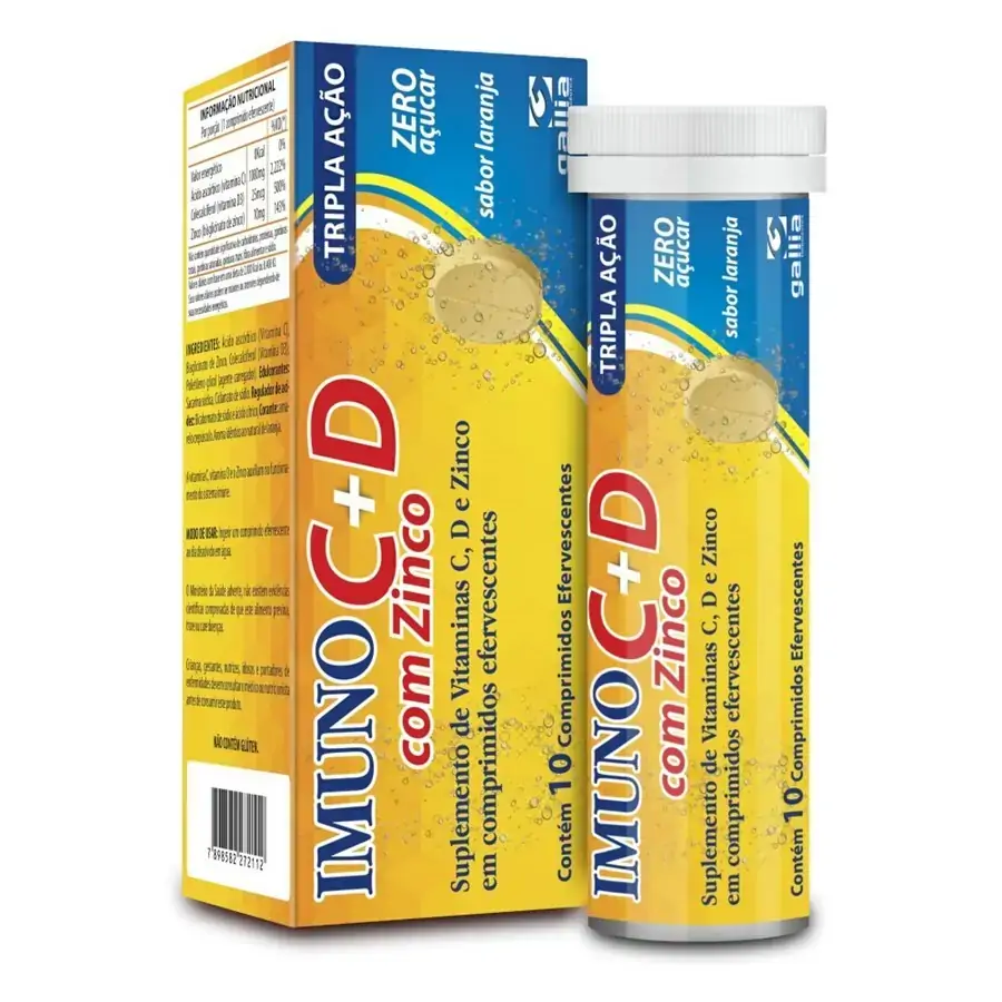 Imuno C D Zinco Tb 10 Comp Eferv