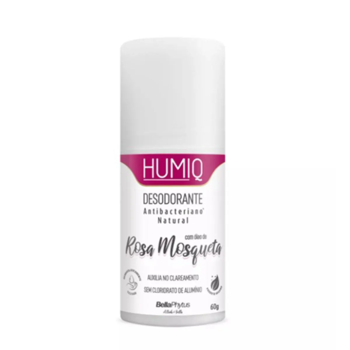 Humiq Rosa Mosqueta Desodorante Natural Bellaphytus 60g
