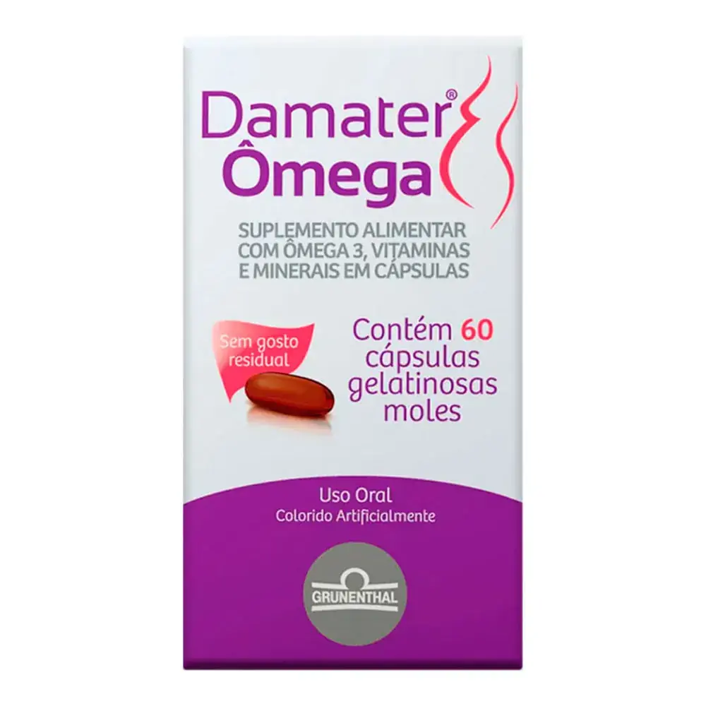 Damater ômega com 60 Cápsulas