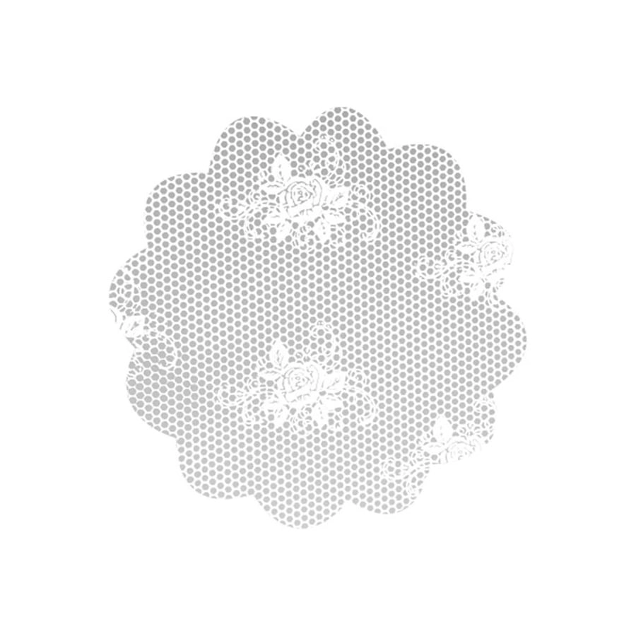 Fundo Perolado P/ Doces 7 Cm Branco Com 100