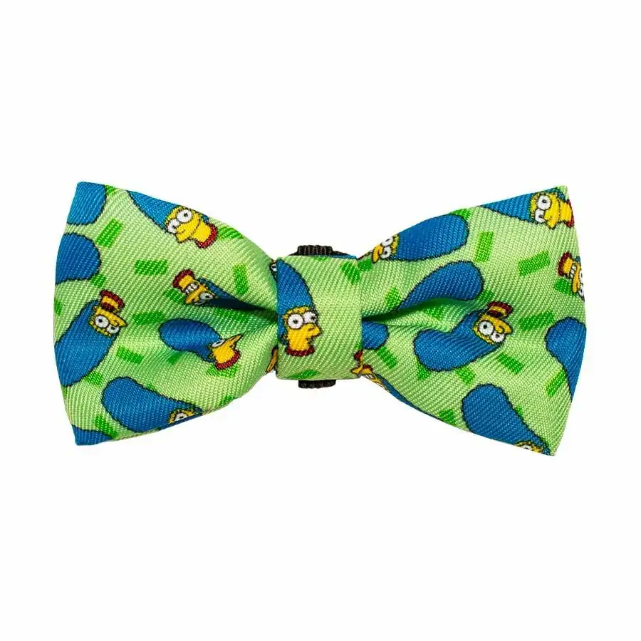 Gravata Borboleta Marge Simpson Tamanho G Para Pet 10cm Zee.dog