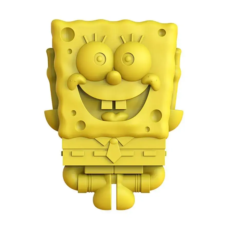 Brinquedo Bob Esponja Natural Rubber Para Cães Zee.dog