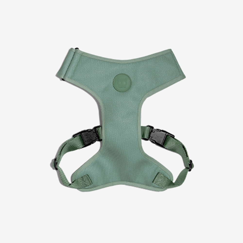 Peitoral Para Cachorros Air Mesh Army Green Ajustavel P