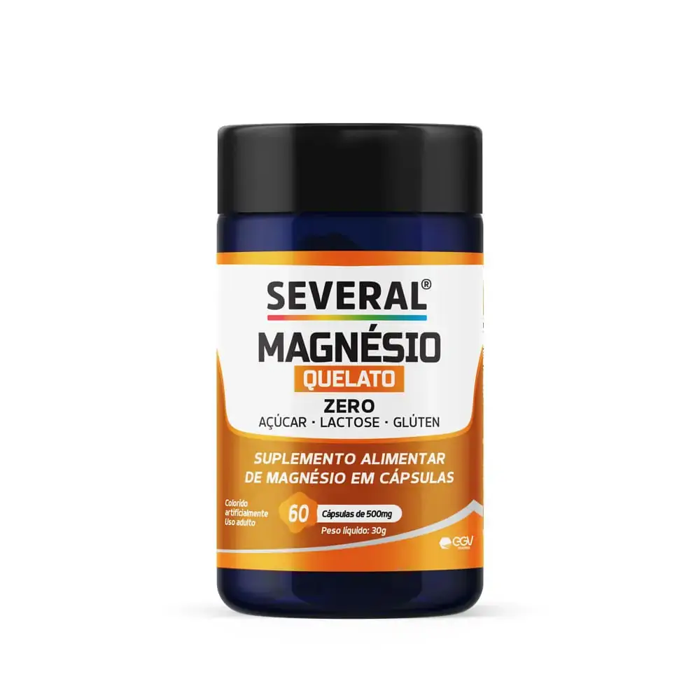 Magnésio Quelato Several - 60 Cápsulas