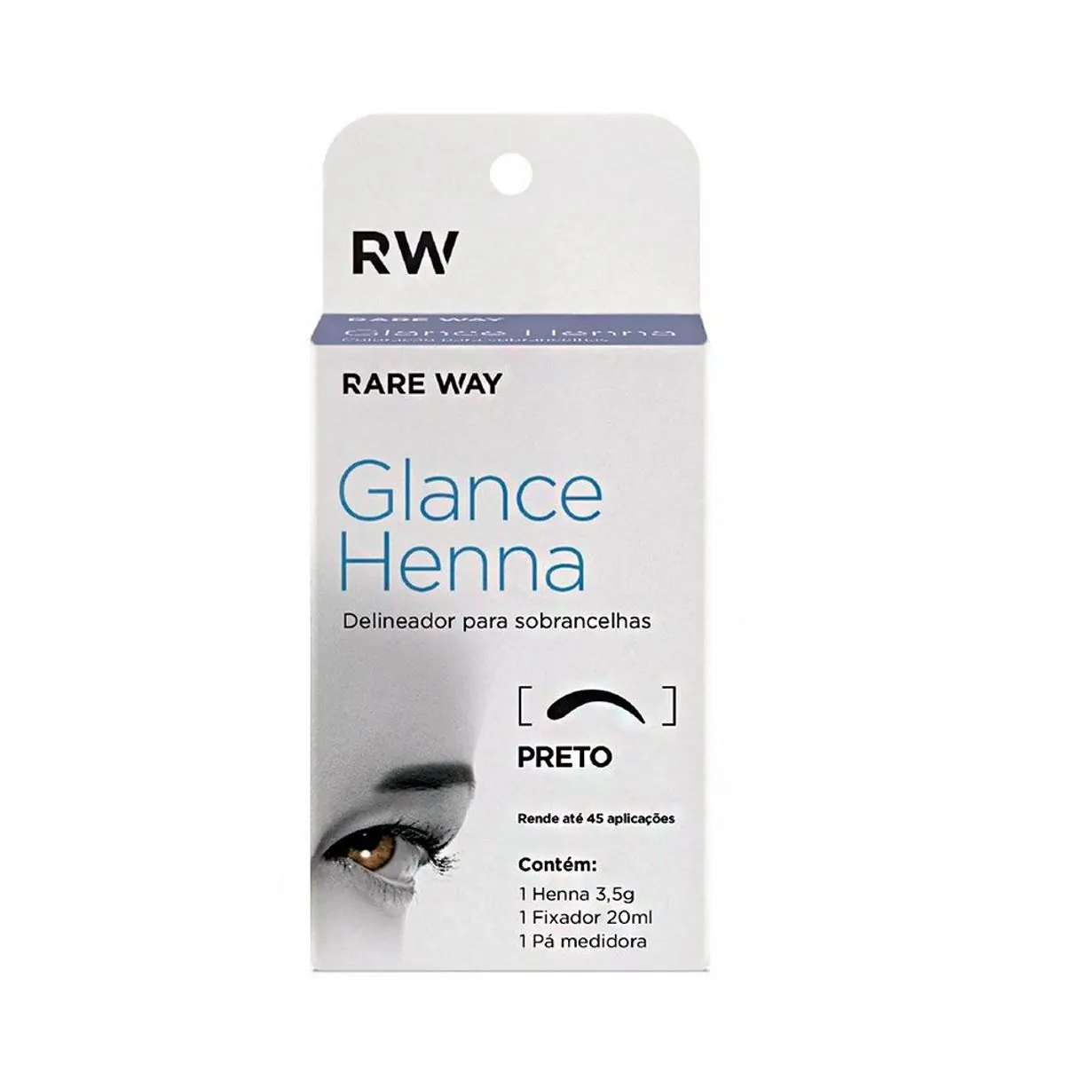 Henna Rare Way P/sobrancelha Preto