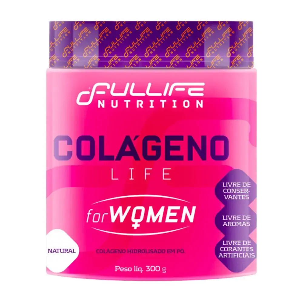 Fullife Colageno Life Women Morango 300g .