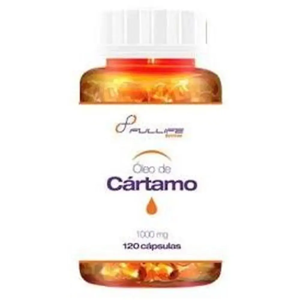 Frasco C Capsula De Oleo De Cartamo 120 Caps