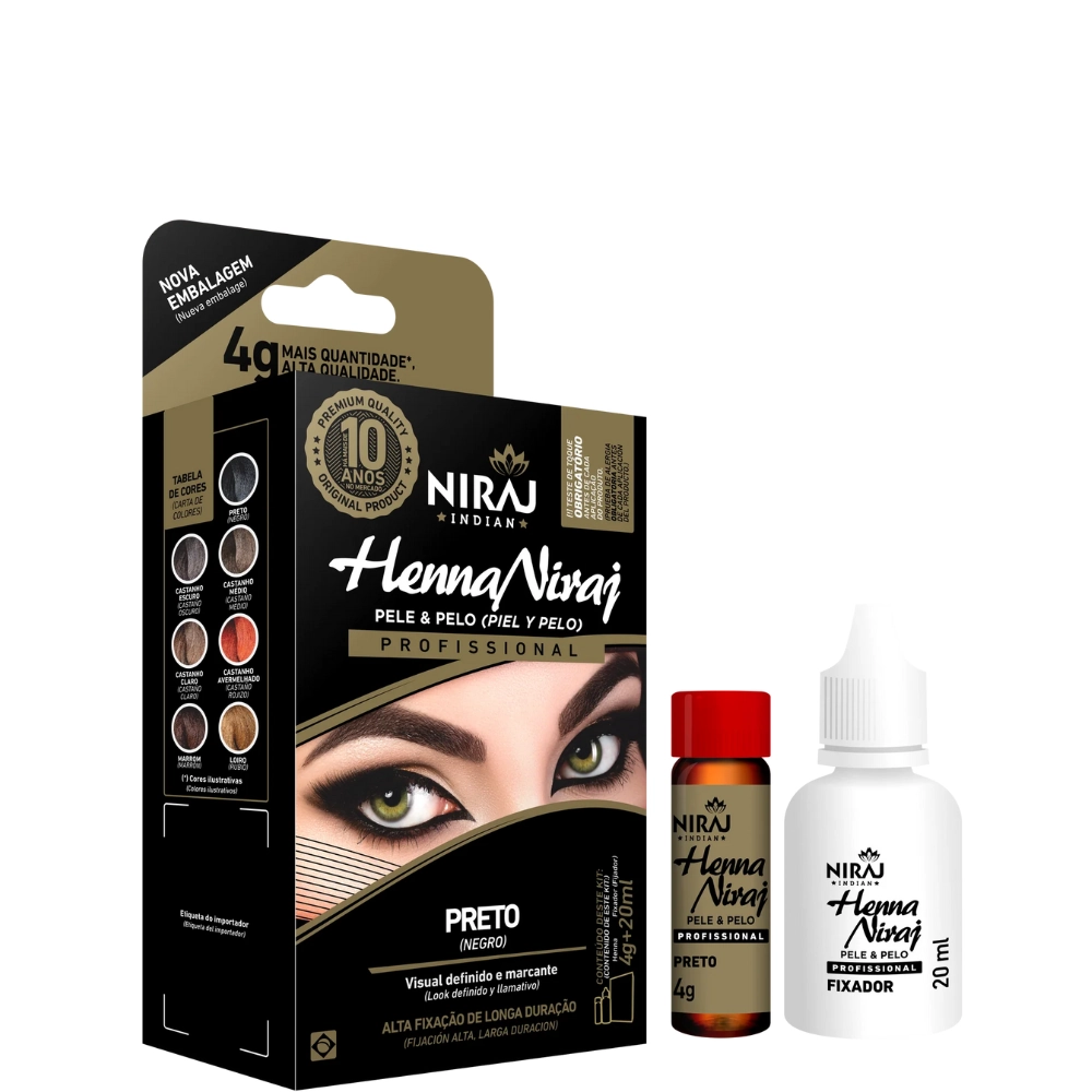 Henna Niraj Cr Preto C/20 Ml