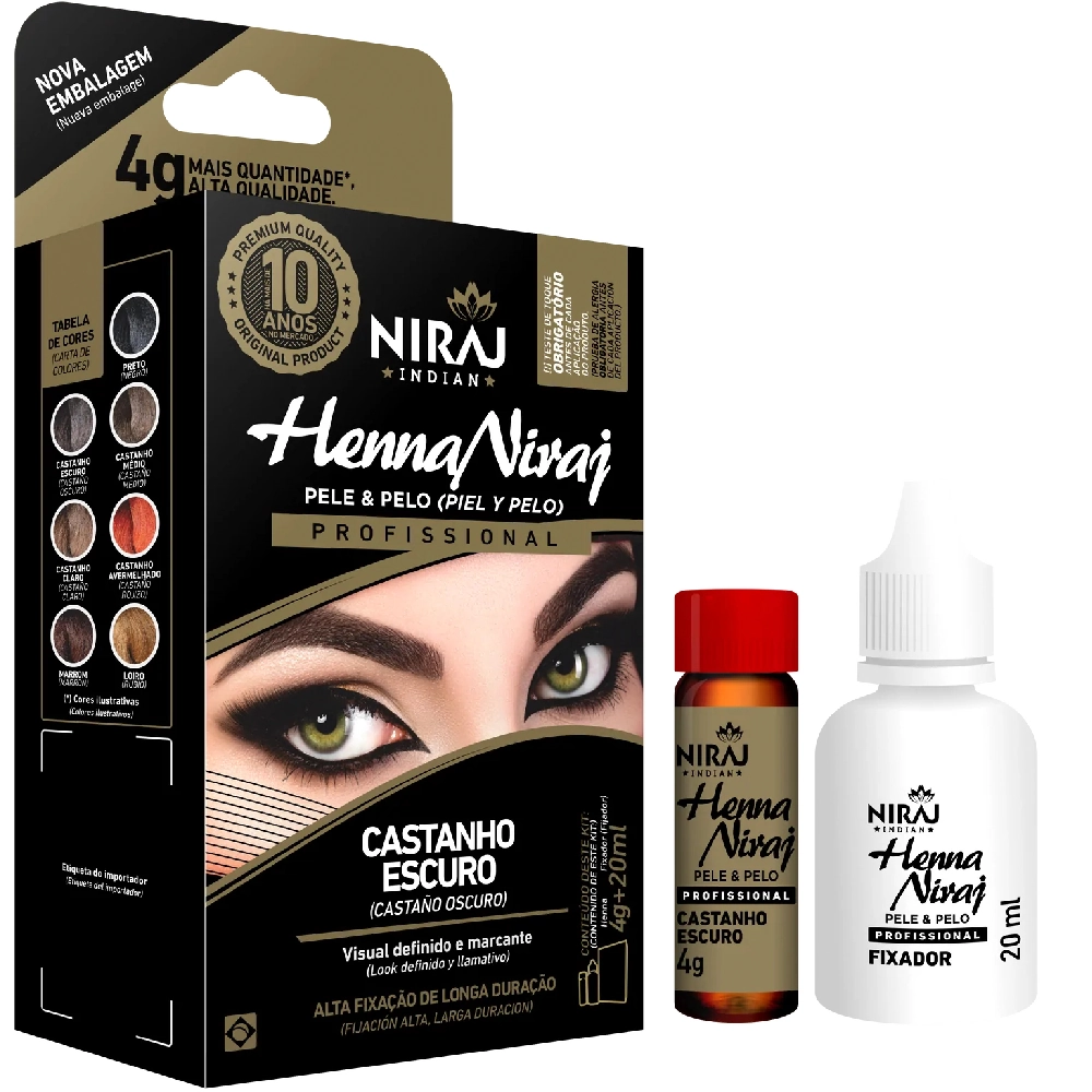 Tint.henna Sobrancelha Castanho Escuro