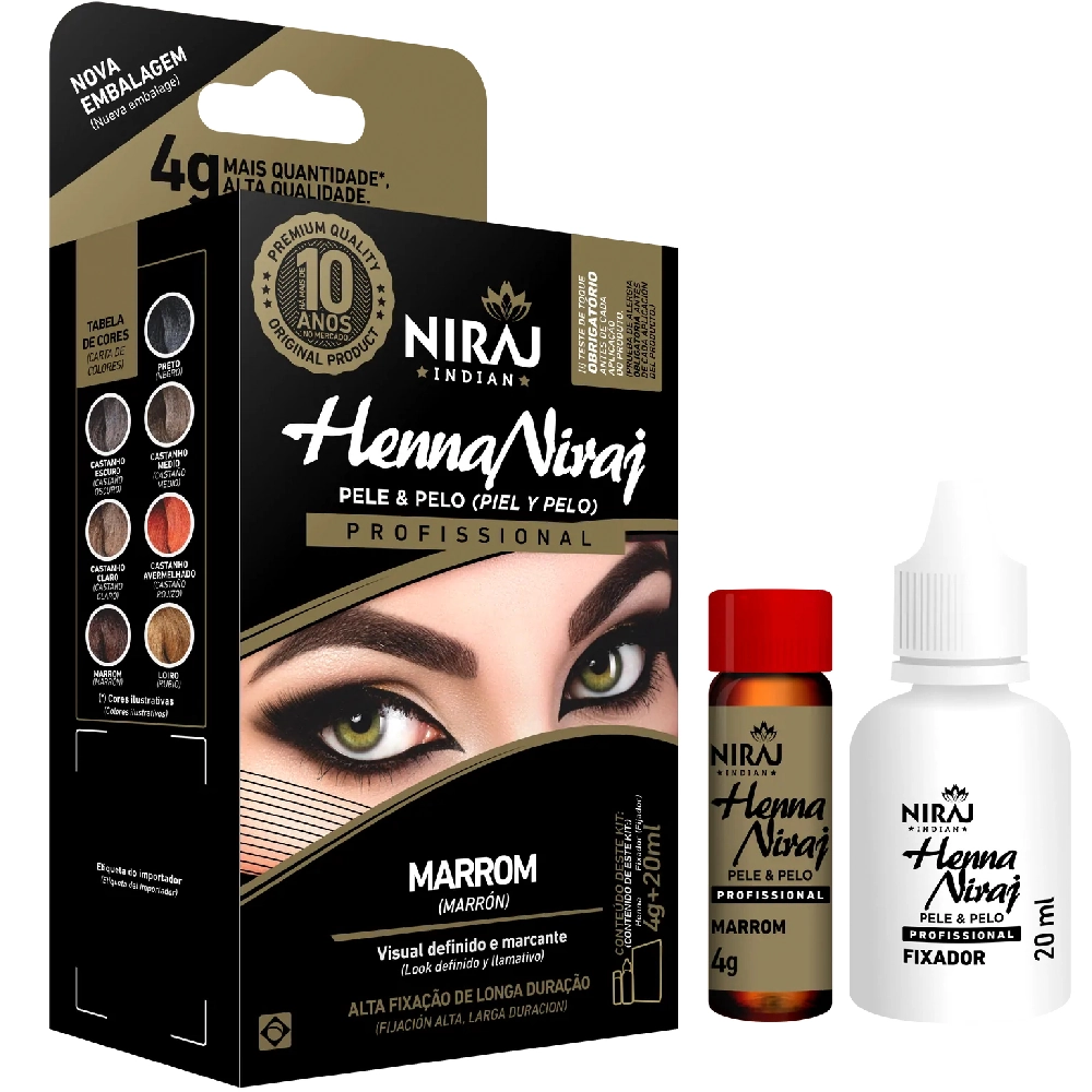Henna P/sobrancelha Marron
