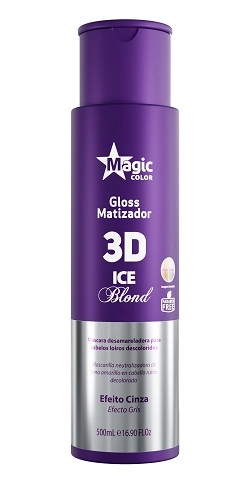 Magic Color - Gloss 3d Matizador Ice Blond Efeito Cinza 500ml