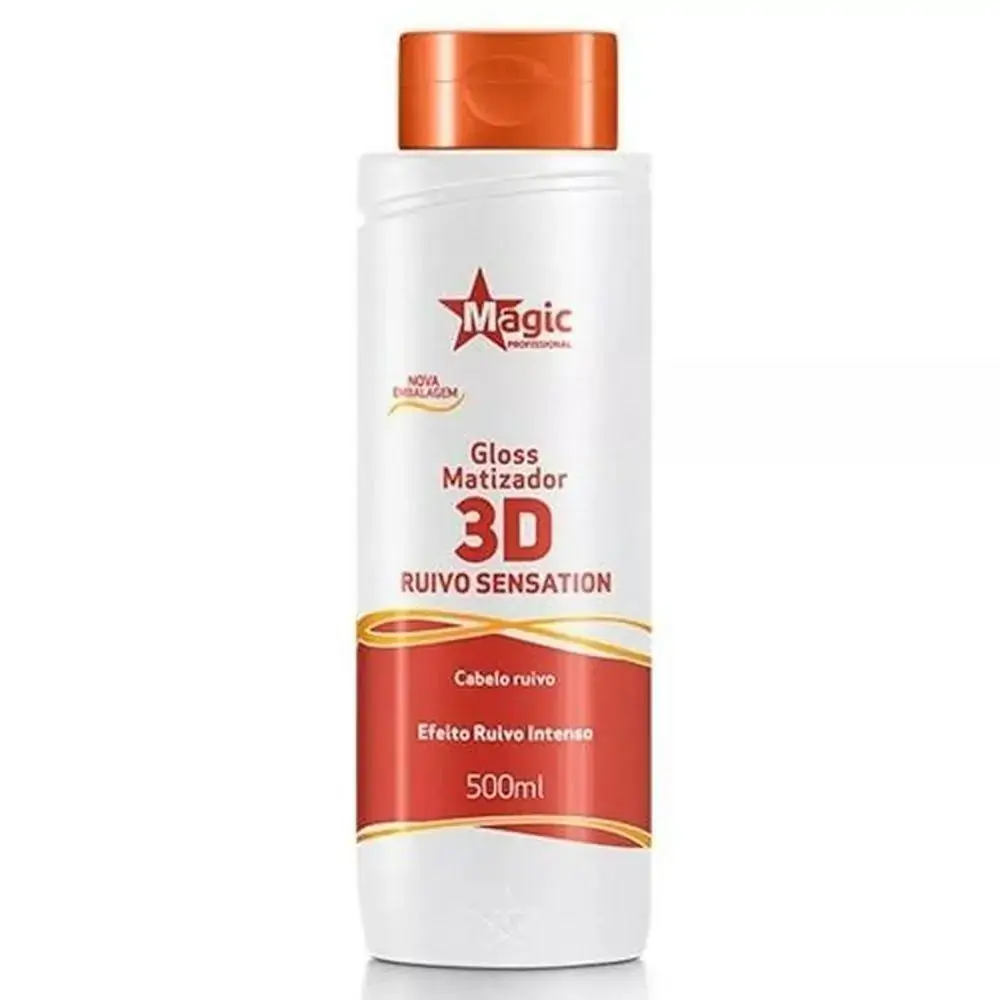 Magic Color Gloss Matizador 3d Ruivo Sensation 500ml