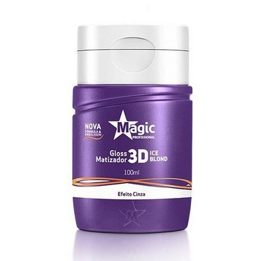 Magic Color - Gloss 3d Matizador Ice Blond Efeito Cinza 100ml