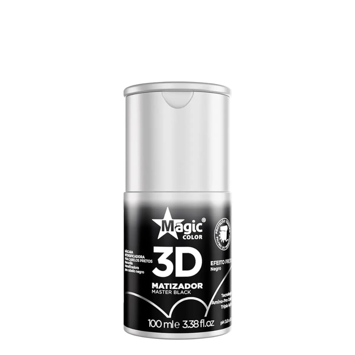 Magic Color - Gloss 3d Matizador Master Black Efeito Preto Intenso 100ml