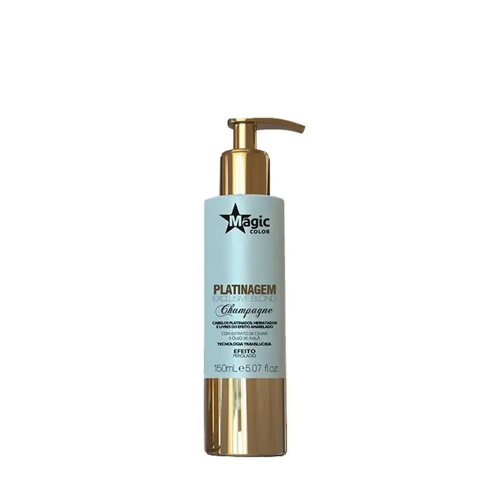 Mascara Magic Color Platinagem Champagne 150ml