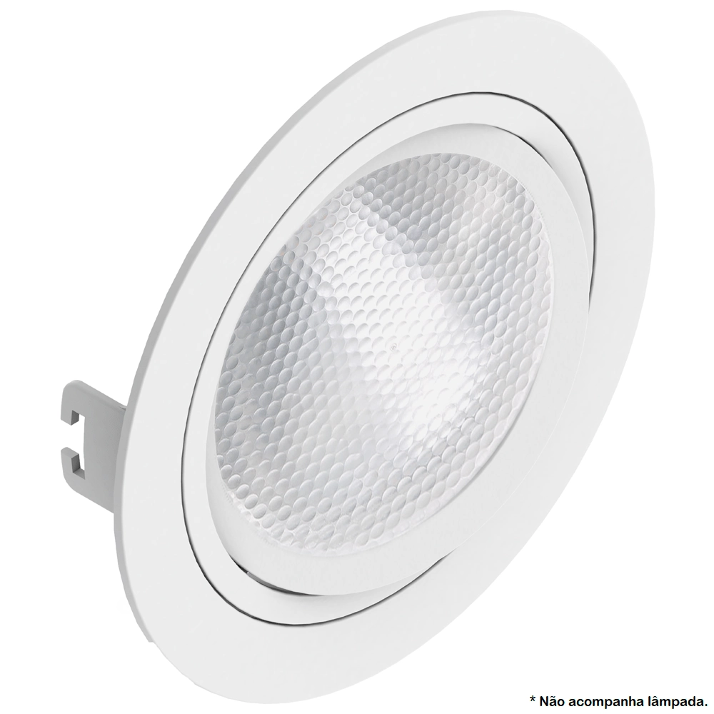 Spot Embutir Par30 Redondo Branco Face Plana - Save Energy