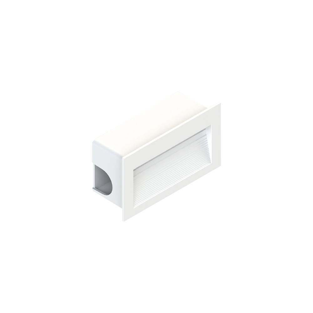 Balizador Save Energy Embutir Led 3w Bivolt Branco 3000k Luz Amarela Se-355.1448