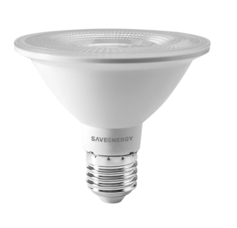 Lâmpada Par30 10w 860lm E27 6500k - Save Energy