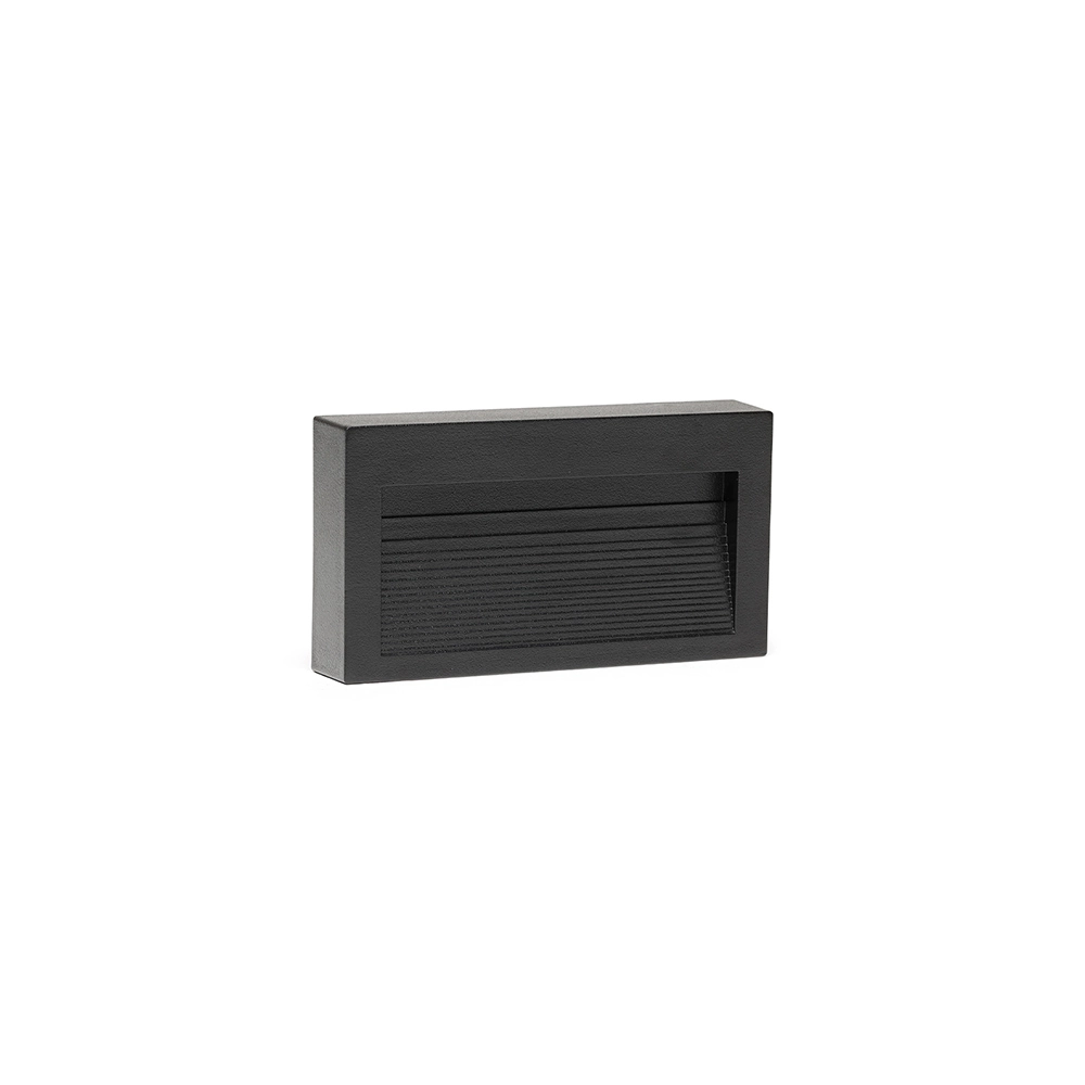 Balizador Save Energy Sobrepor Led 3w Bivolt Preto 3000k Luz Amarela Se-355.1508