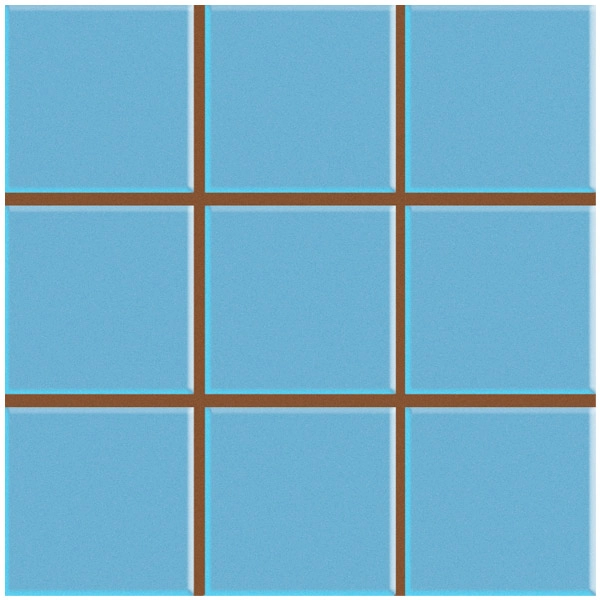Revestimento para Fachada e Piscina Multiplus Azul Piscina 18100095 20,3x20,3cm Rosagres