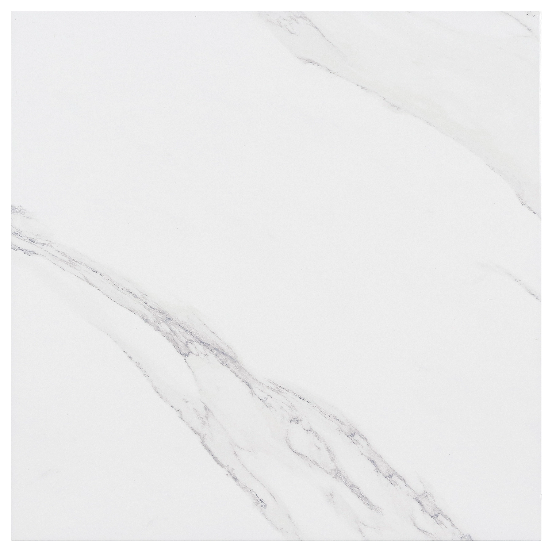 Piso Cerâmico Marmorizado Brilhante Borda Arredondada Interno 61,5x61,5cm Harmony Ceral