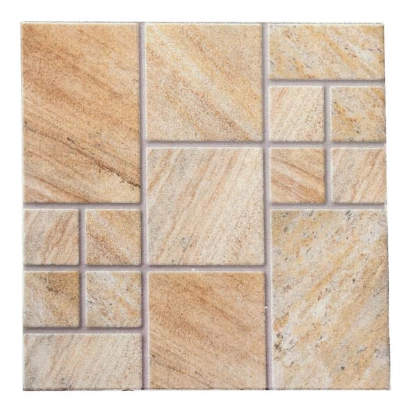 Piso Cerâmico Externo Decorado Esmaltado Borda Arredondada Monterrey 52x52cm Ceral