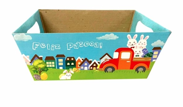 Cesta De Papel P Trap Coelho 16x12 5x8