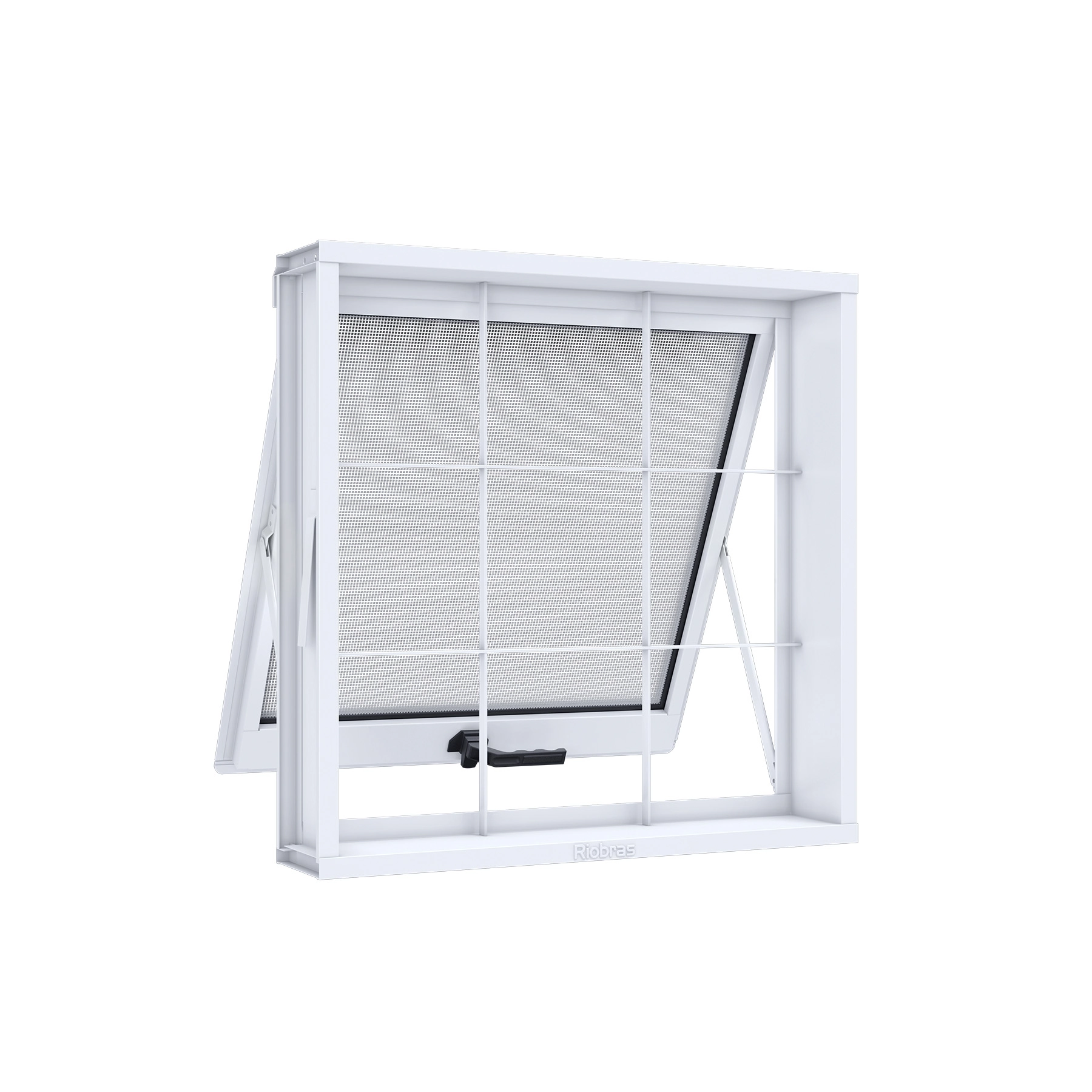 Maximo Ar 50x50x12 Gr/quad 4854.0 Branco C/vidro