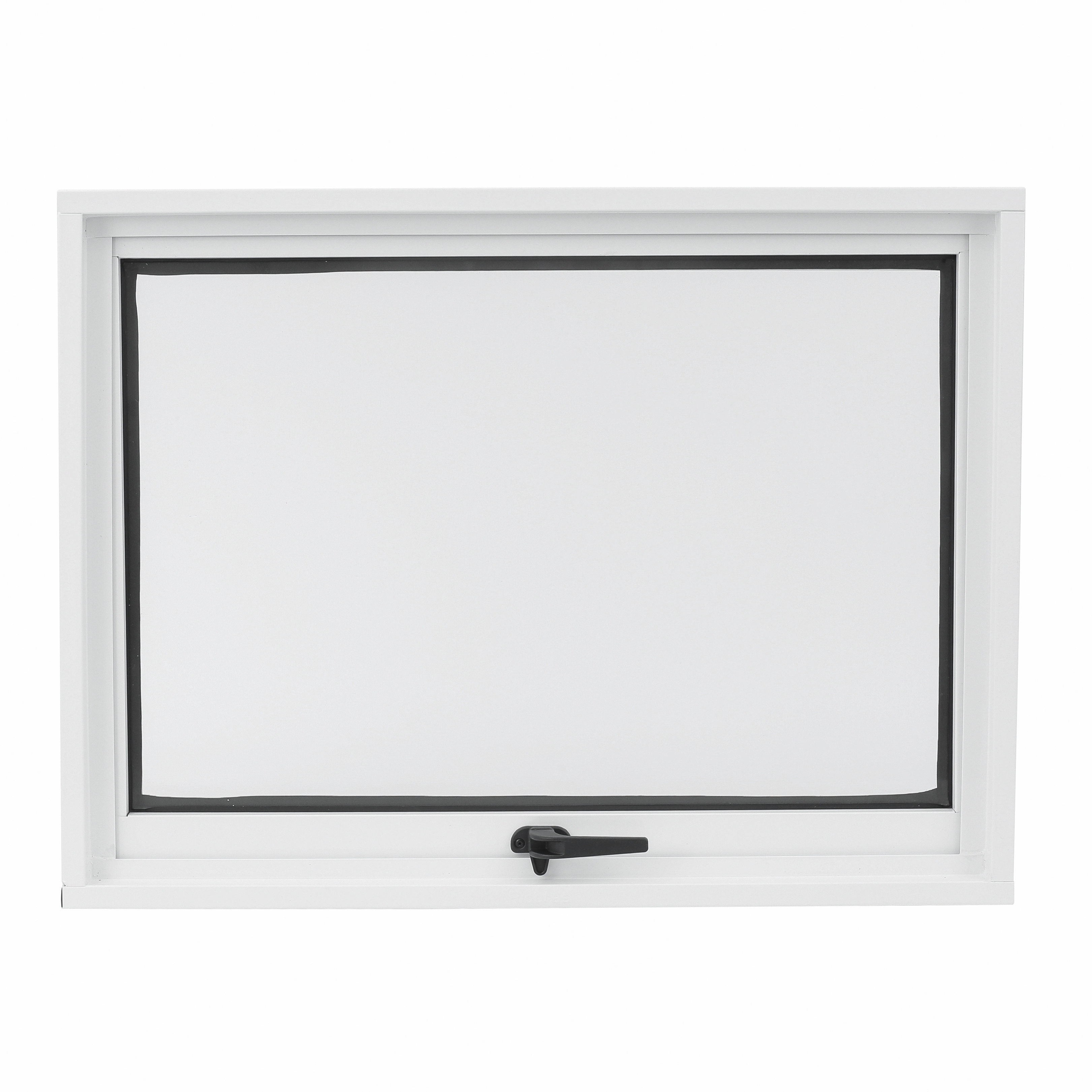 Janela de Alumínio Maxim-ar 60x80cm com Vidro Mini Boreal Ullian Riobras Branca