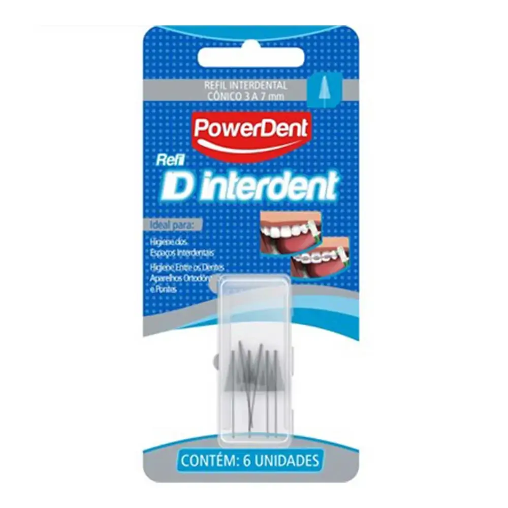 Esc Id Interd Refil Conica C/6 Powerdent