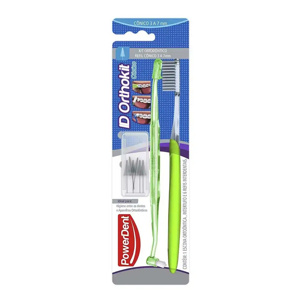 Escova Interdental PowerDent Orthokit
