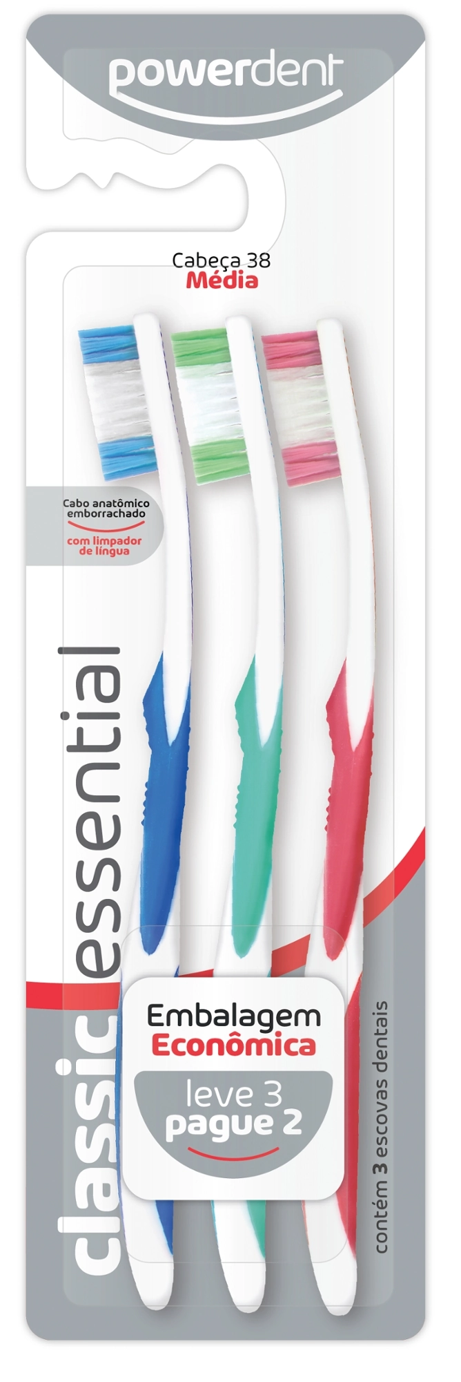 Escova Dental Powerdent Classic C/3