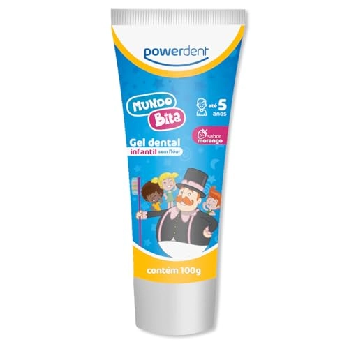 Gel Morango S/fluor Inf Bita 100g Powerdent